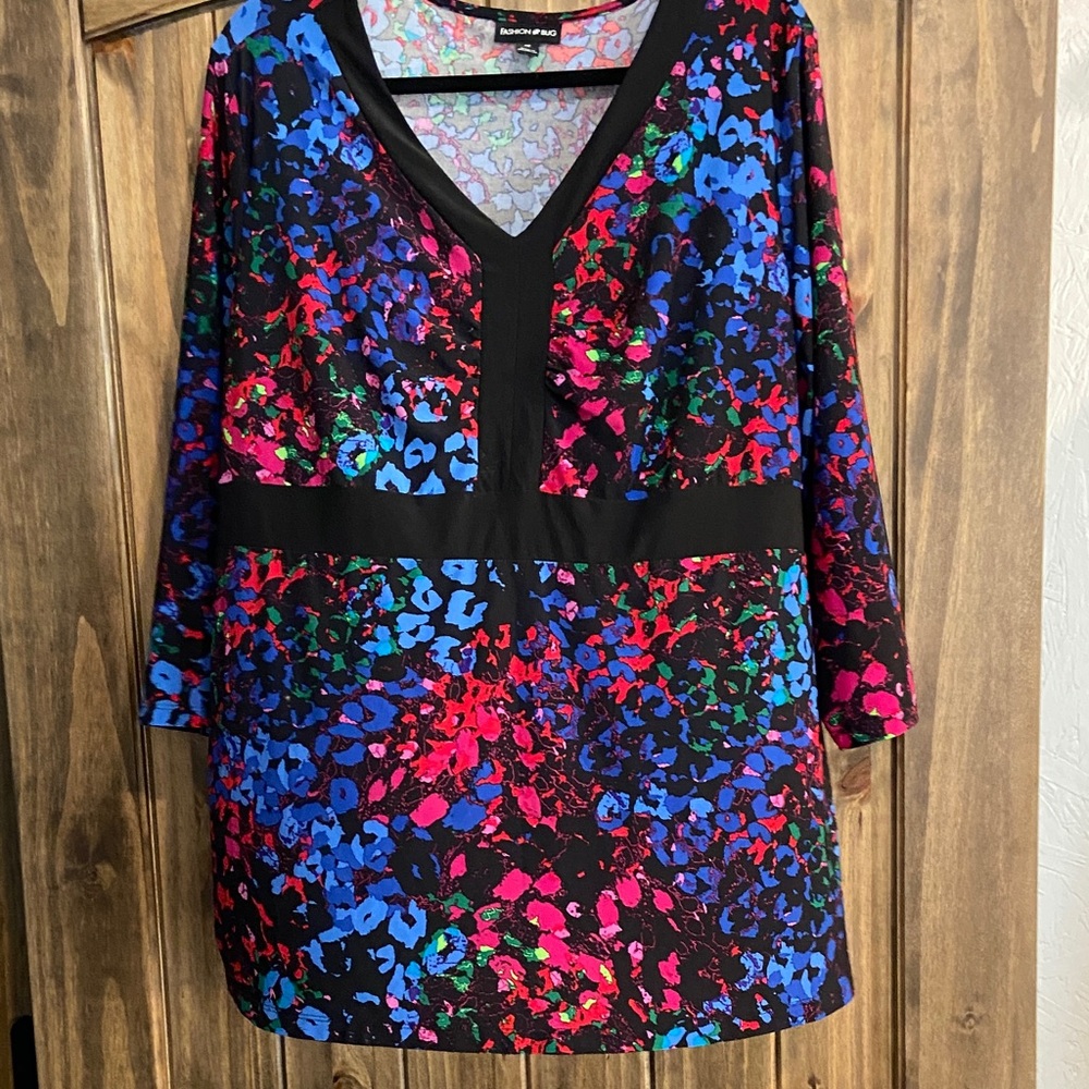 Fashion Bug Multicolor Patterned Top